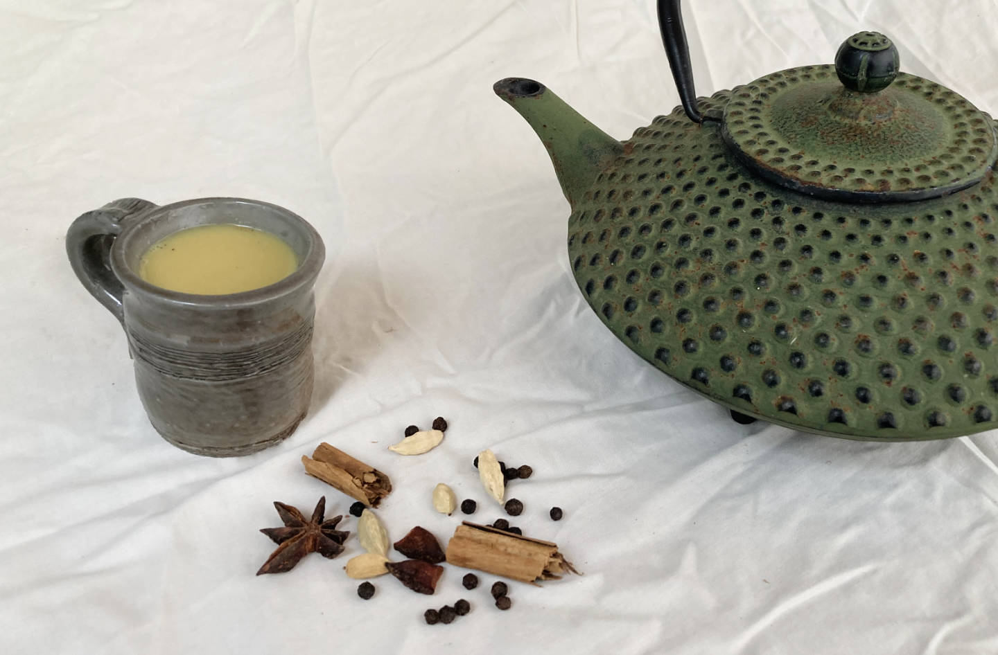 ayurveda chai spices milk